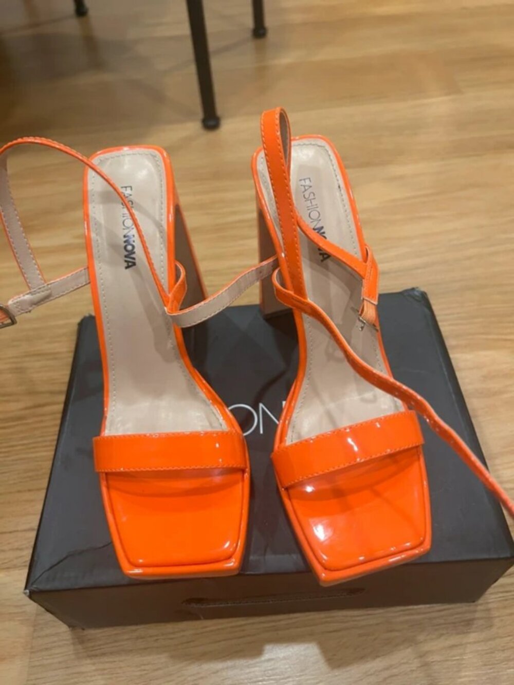 Fashion Nova orange heels